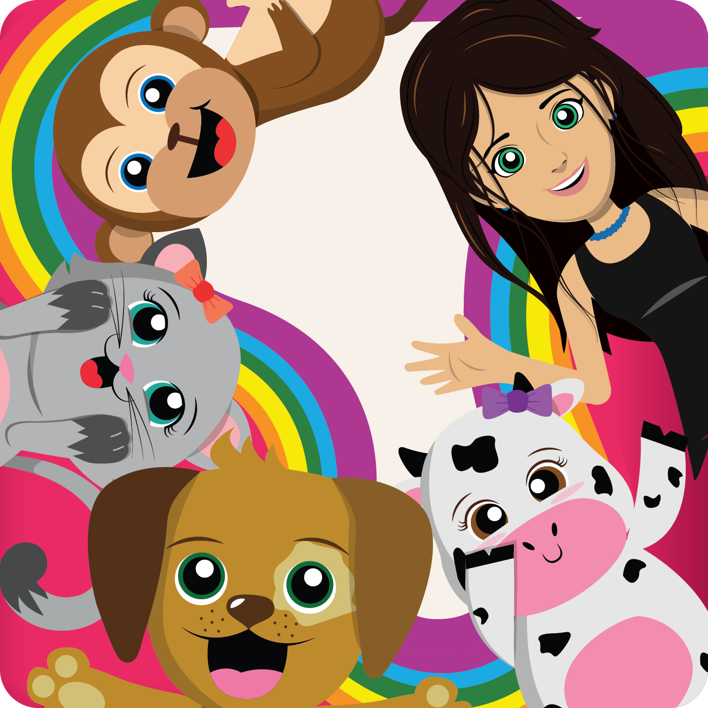 Colorful animated world of Chiquiticos