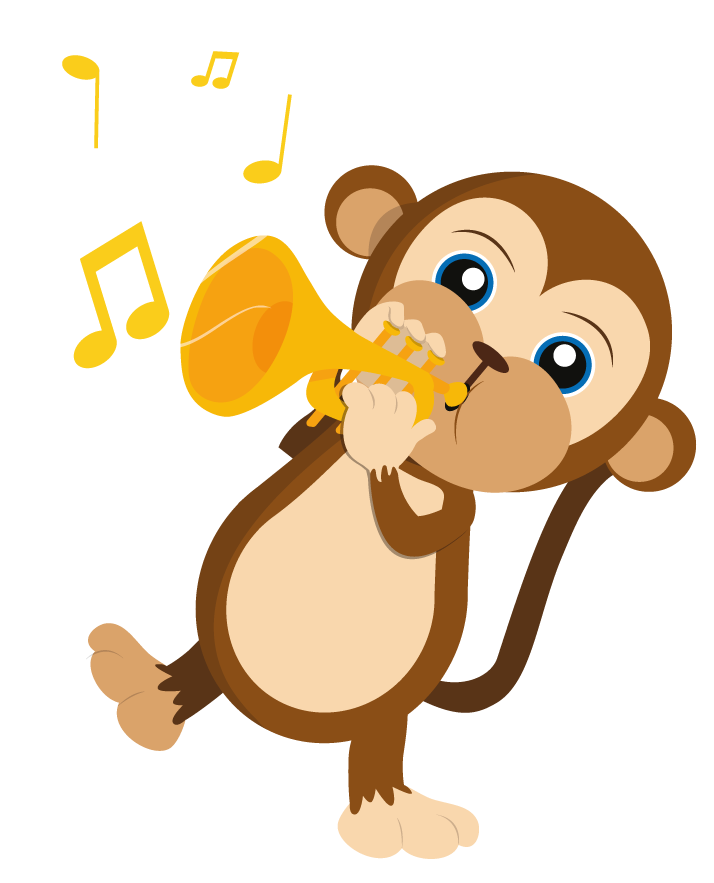 Singing Monkey Character